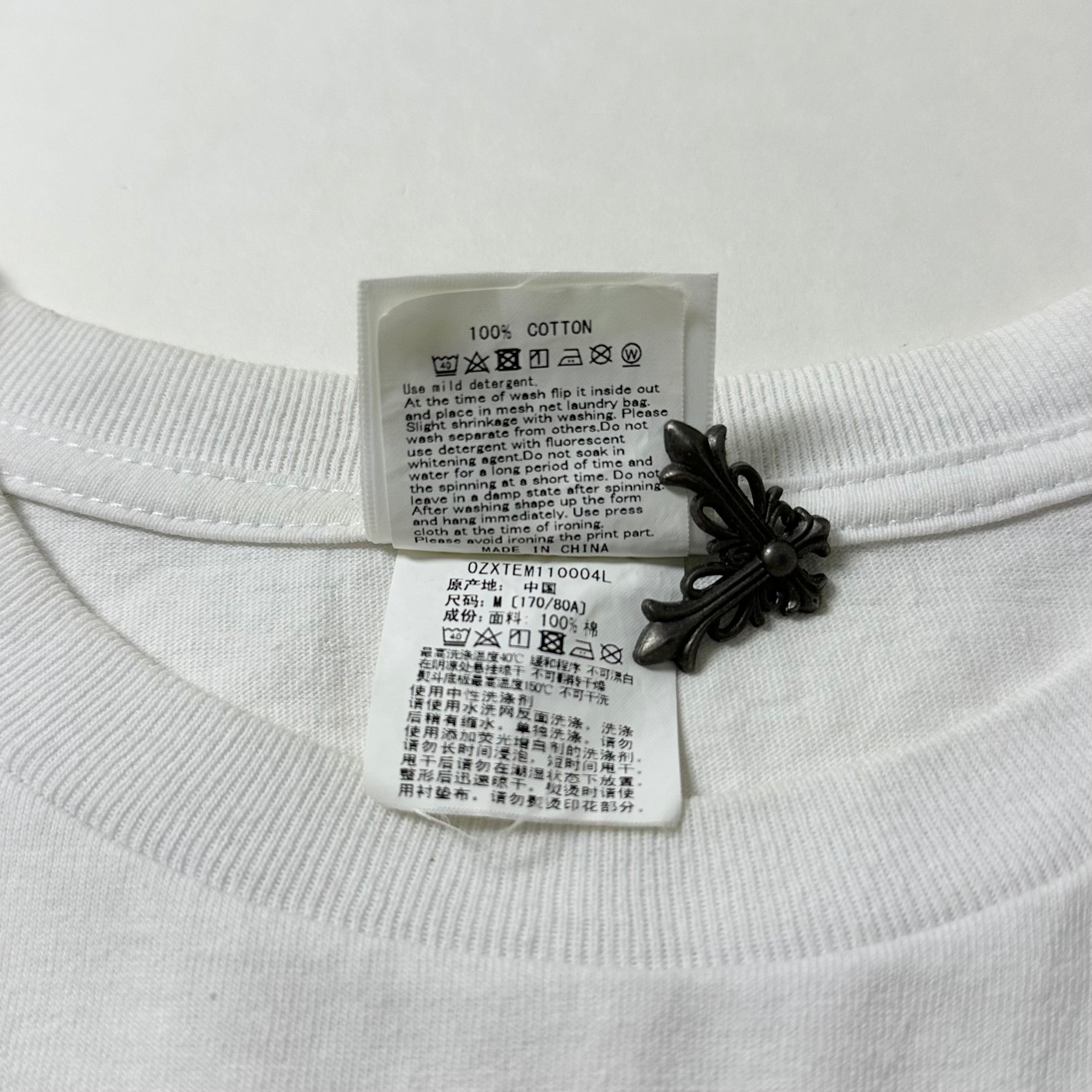BAPE Shark T-Shirt in White (Size Medium)