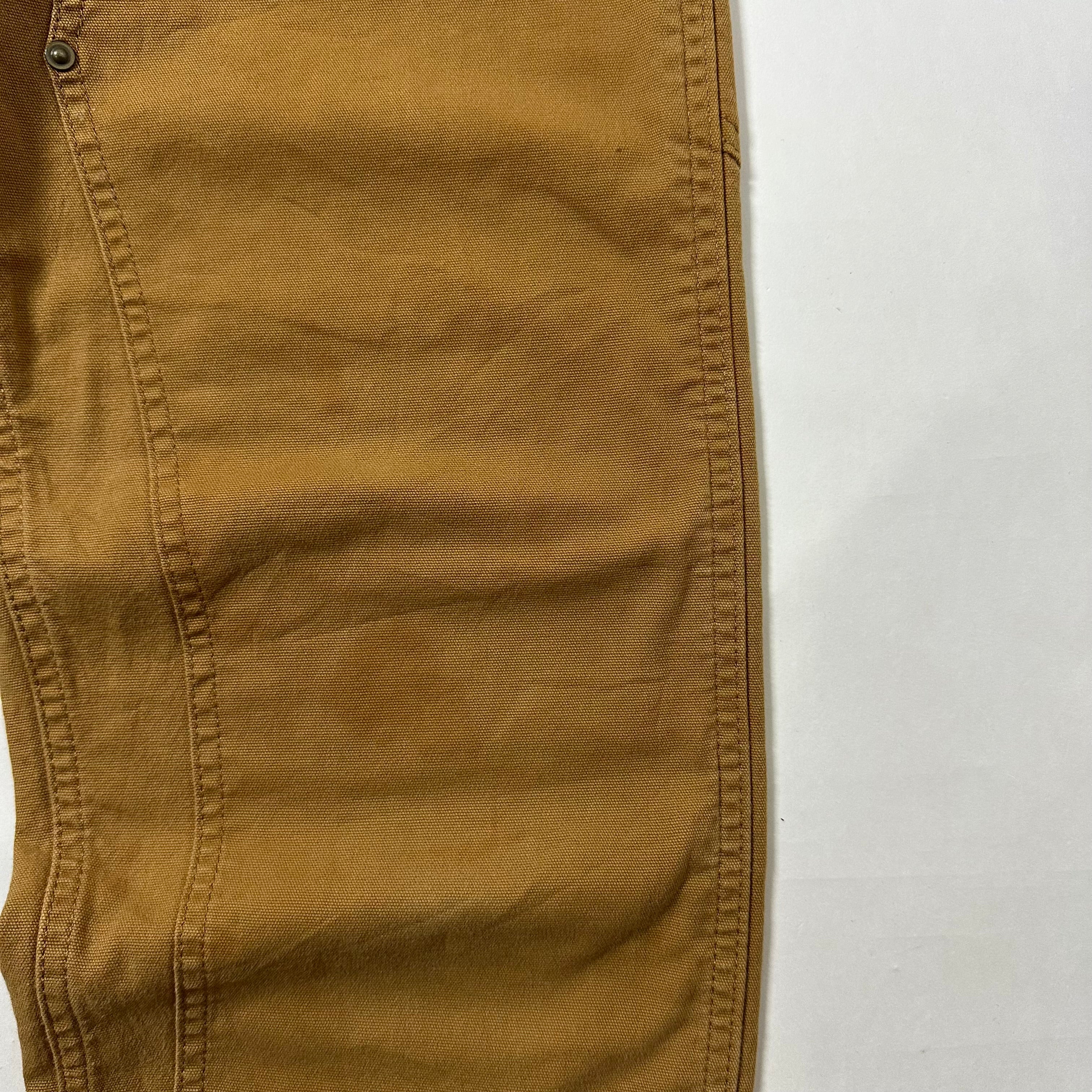 Carhartt Duck Bib Overalls Double Knee Brown (Size 32-34) - SOLD