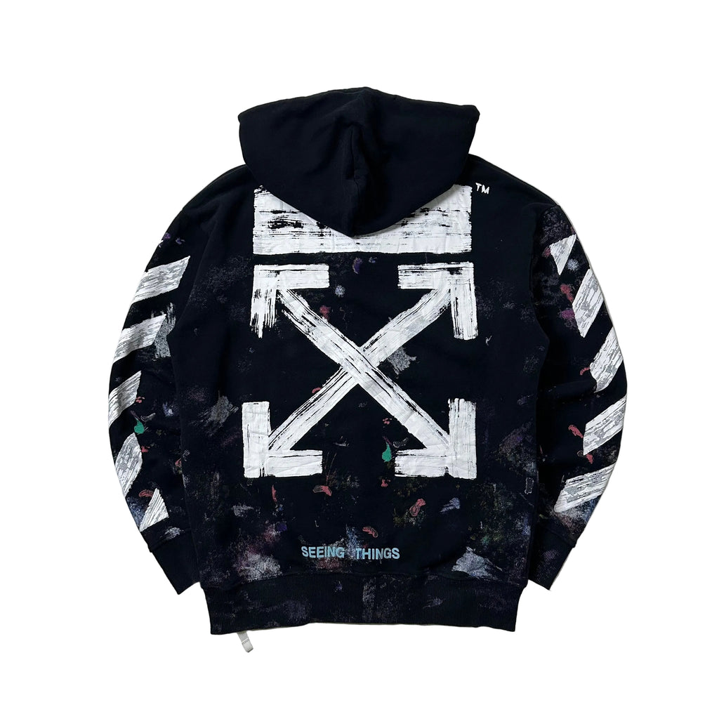 Off-White “Galaxy Brushed” Hoodie Jacket in Black Size XS (Best Fit Medium) OFF only — SOLD