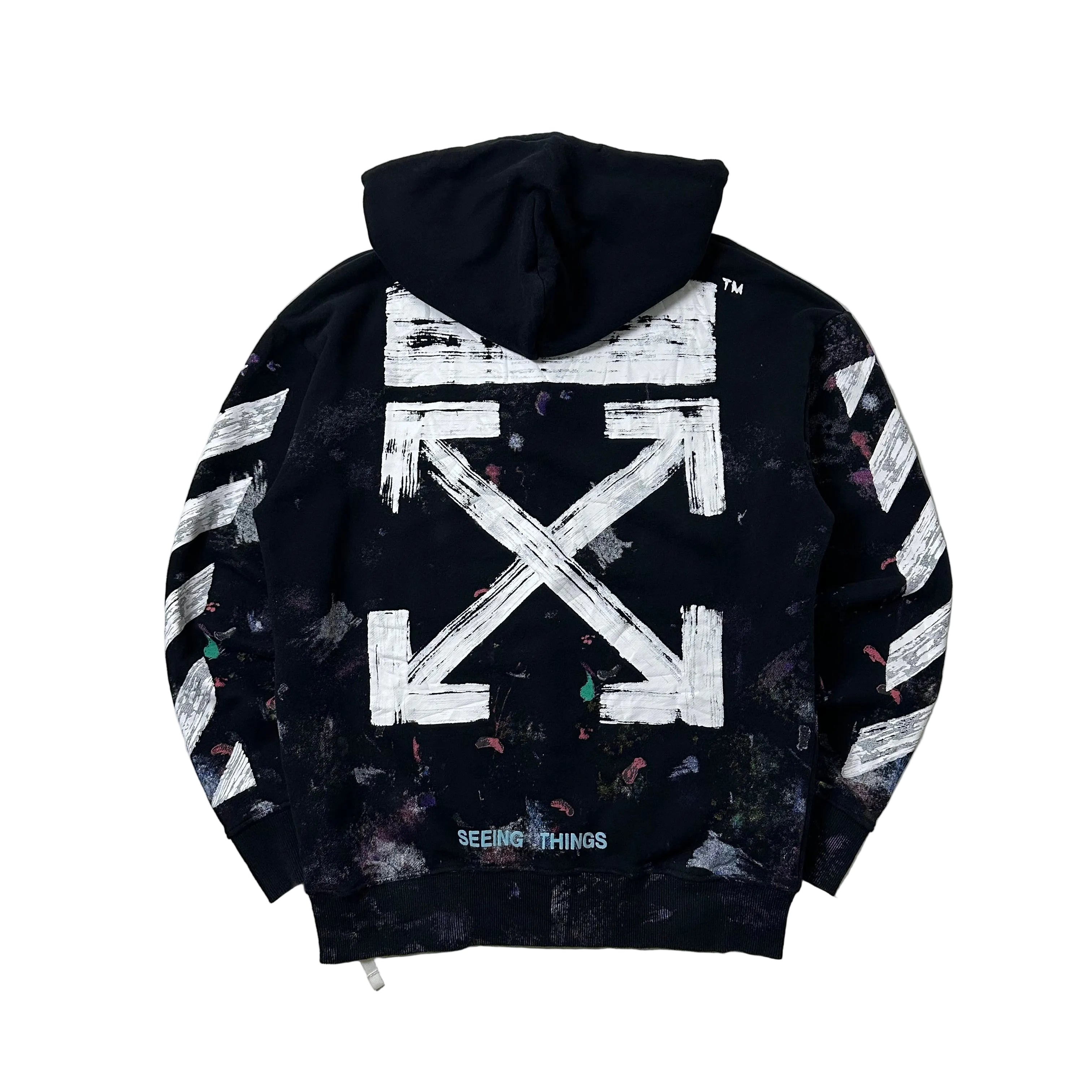 Off-White “Galaxy Brushed” Hoodie Jacket in Black Size XS (Best Fit Medium) OFF only — SOLD