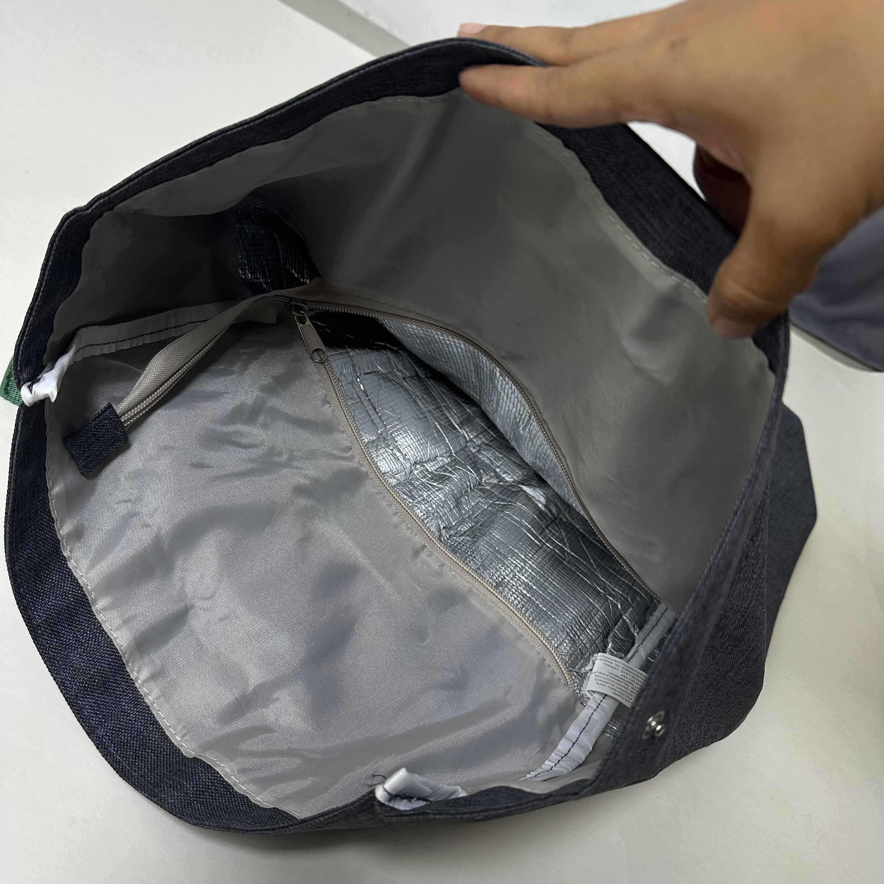 Heineken Soft Side Cooler Backpack Gray Insulated Fold-Top Korean Promo