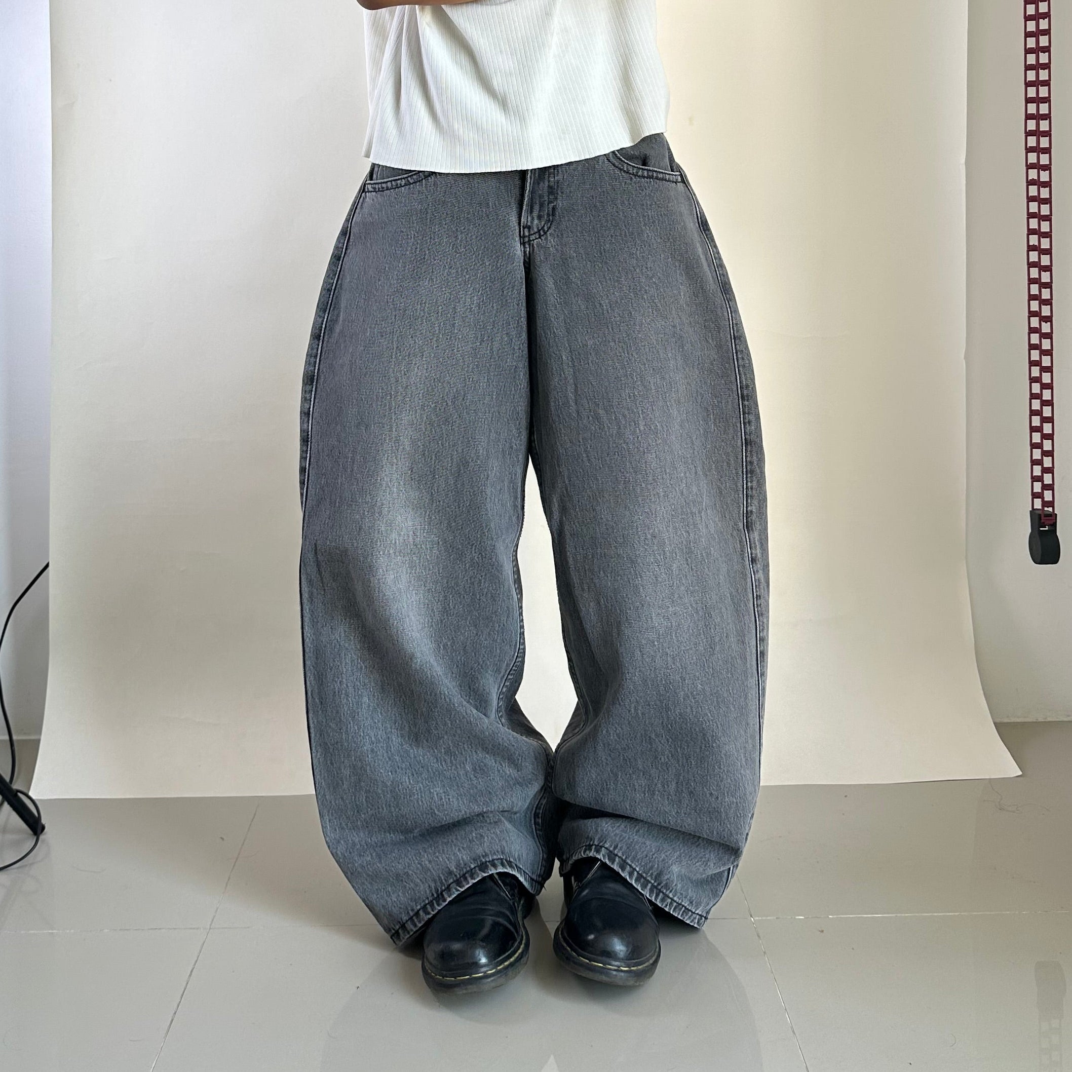 Hollister Y2k Low-Rise Super Baggy Acid Wash Pants Unisex Size (30-32)