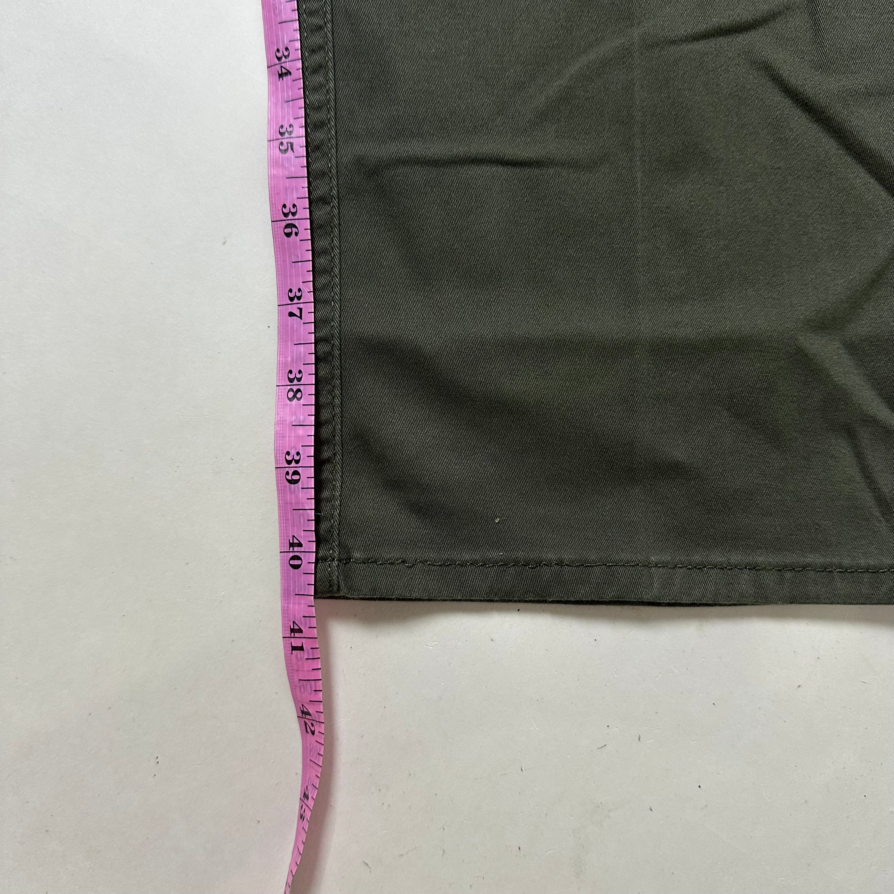 LEE Regular Straight Cargo Pants in Olive Green (Size 33-34)