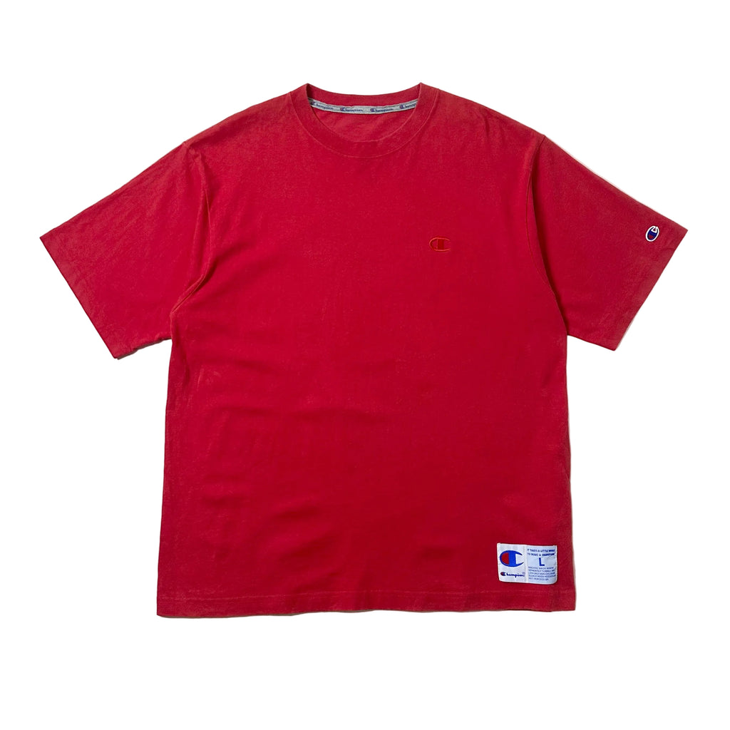 Champion Basic Logo T-shirt in Red Size Large (Fits XL)