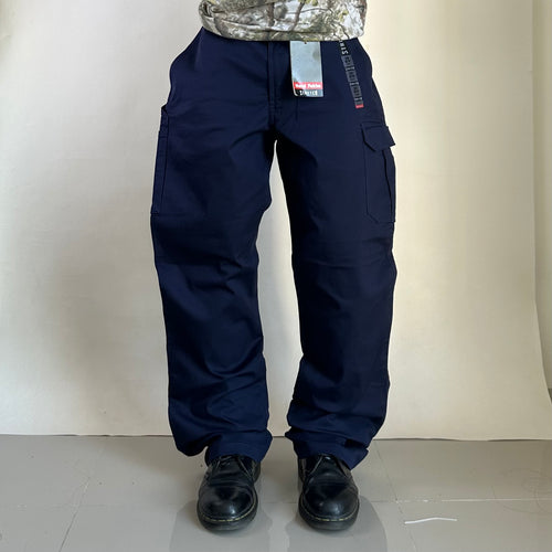 BRAND NEW Hard Yakka Cargo Work Stretch Pants in Navy (Size 38)