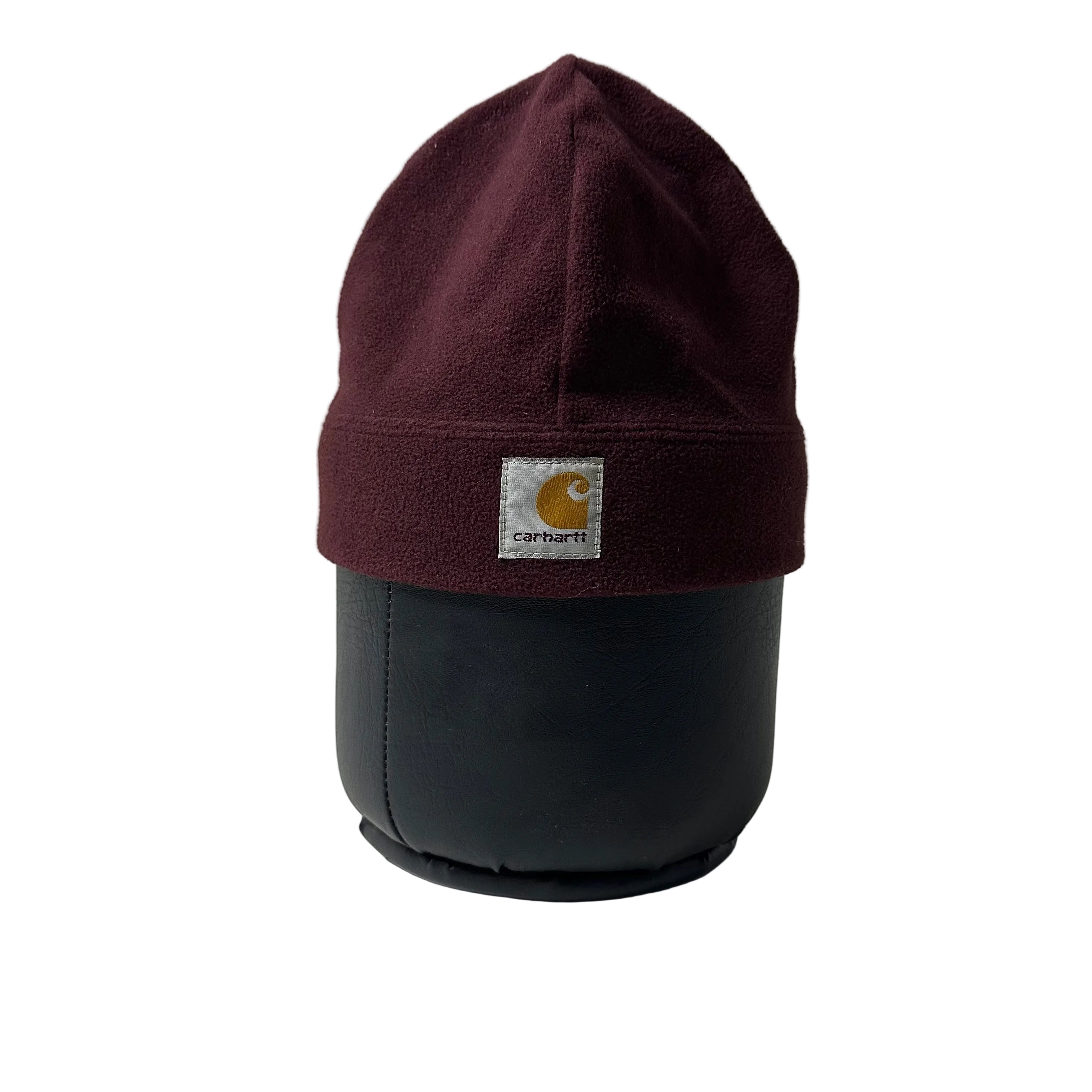 Carhartt Flecee Beanie Hat in Dark Burgundy (One Size)