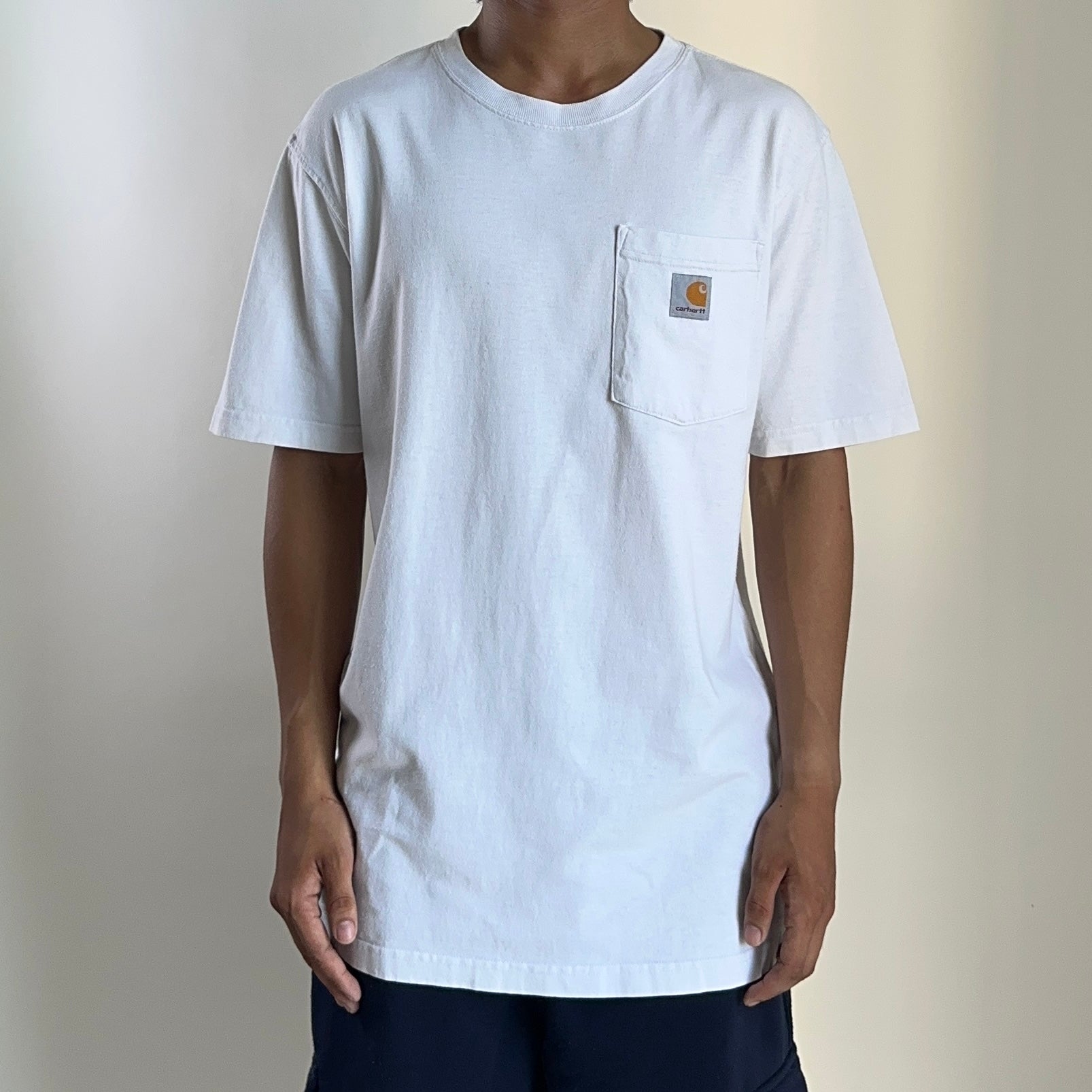 Carhartt K87 Pocket T-shirt White Small - SOLD