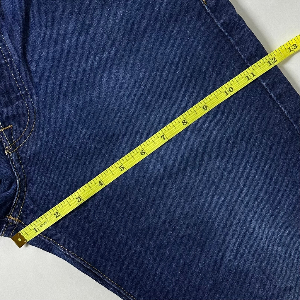 Levi’s 501 Original Fit Jeans Extended Patch Button Fly in Dark Stonewash (Size 32)