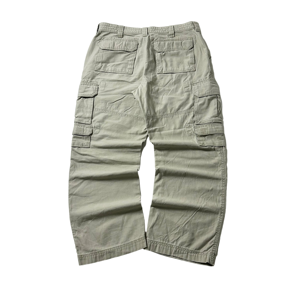 Multi-pockets Cargo Pants in Beige (Size 34)