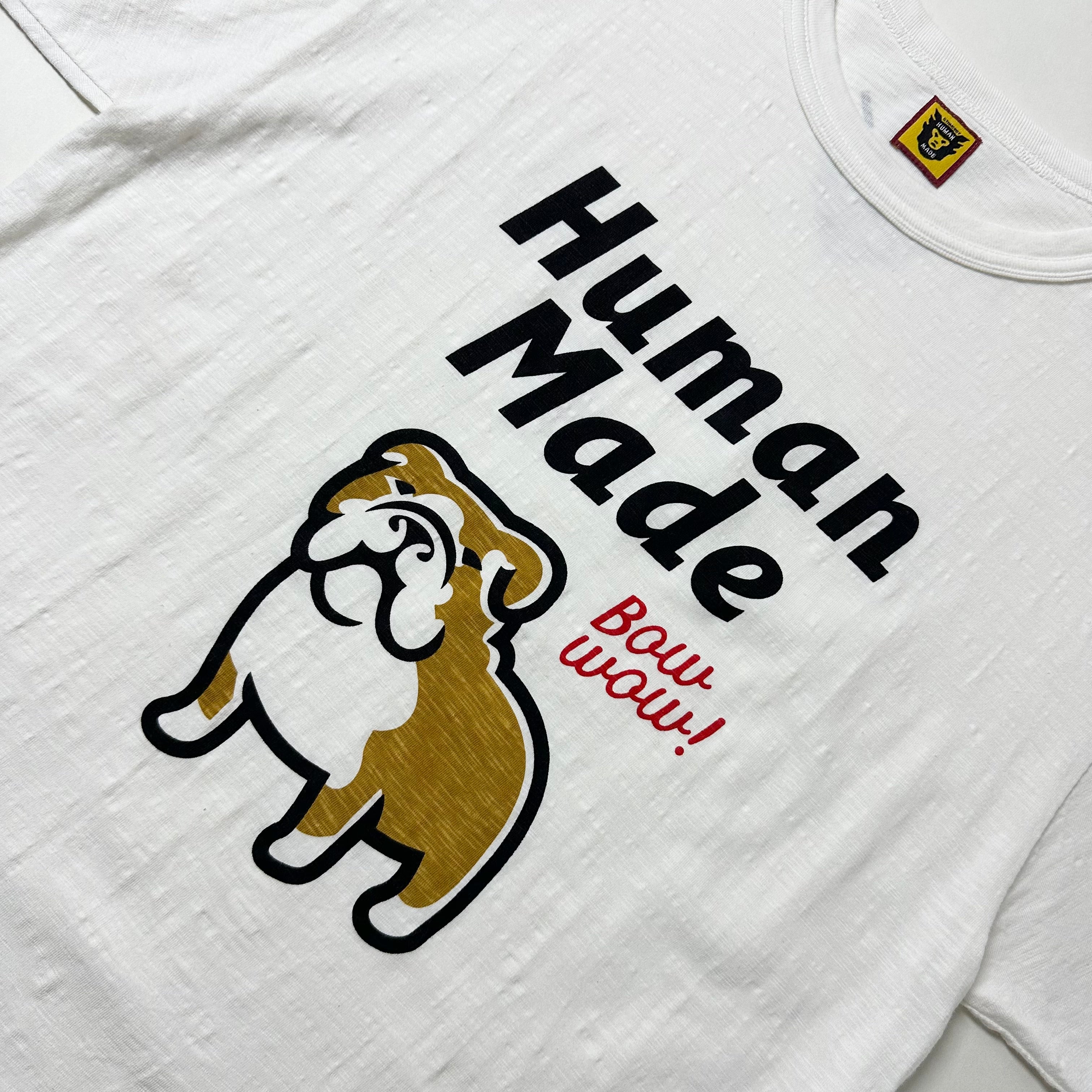 Human Made Bulldog T-Shirt in White Size XL (Best Fit Medium) OFF Only — SOLD