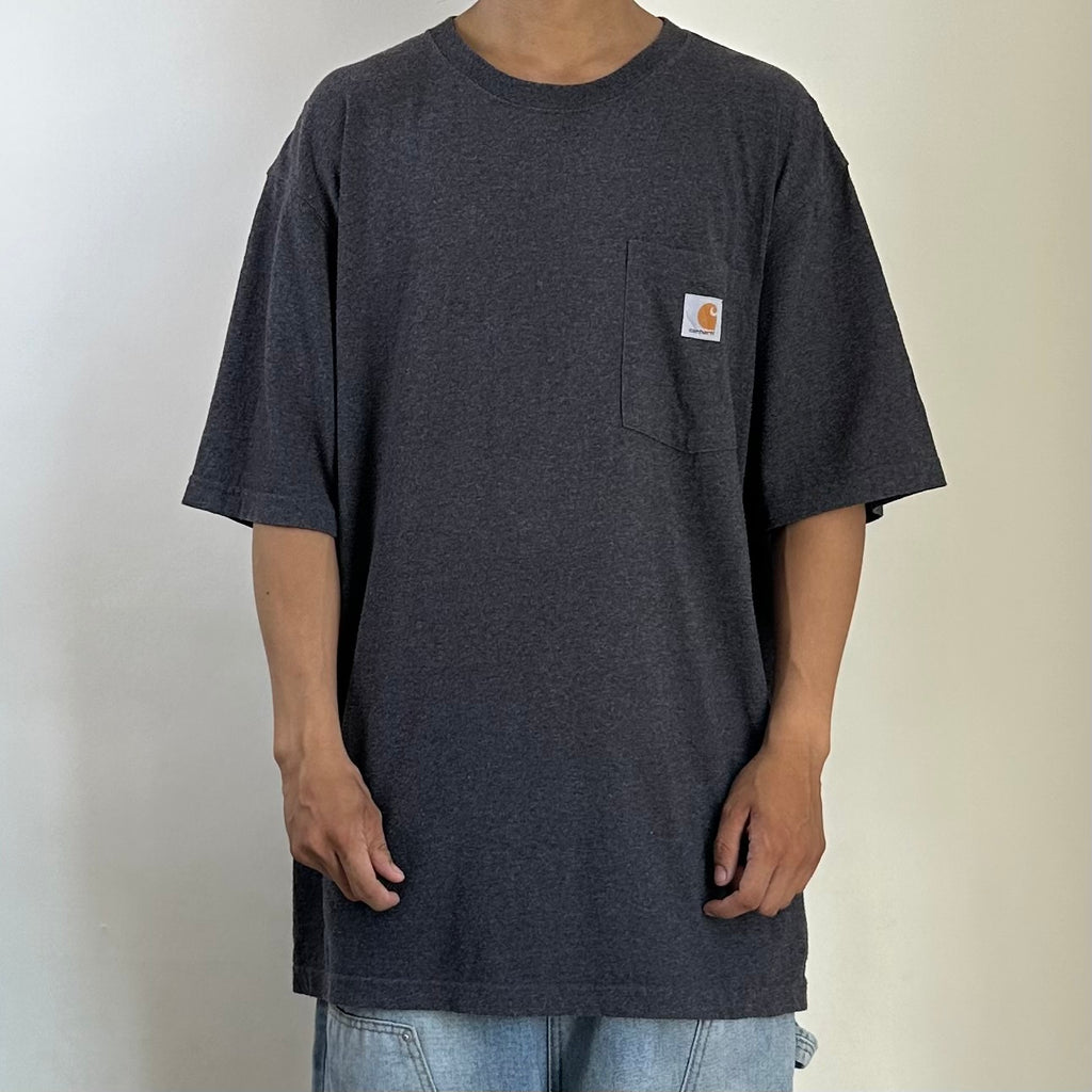 Carhartt K87 Original Fit Charcoal Gray T-shirt Size Large