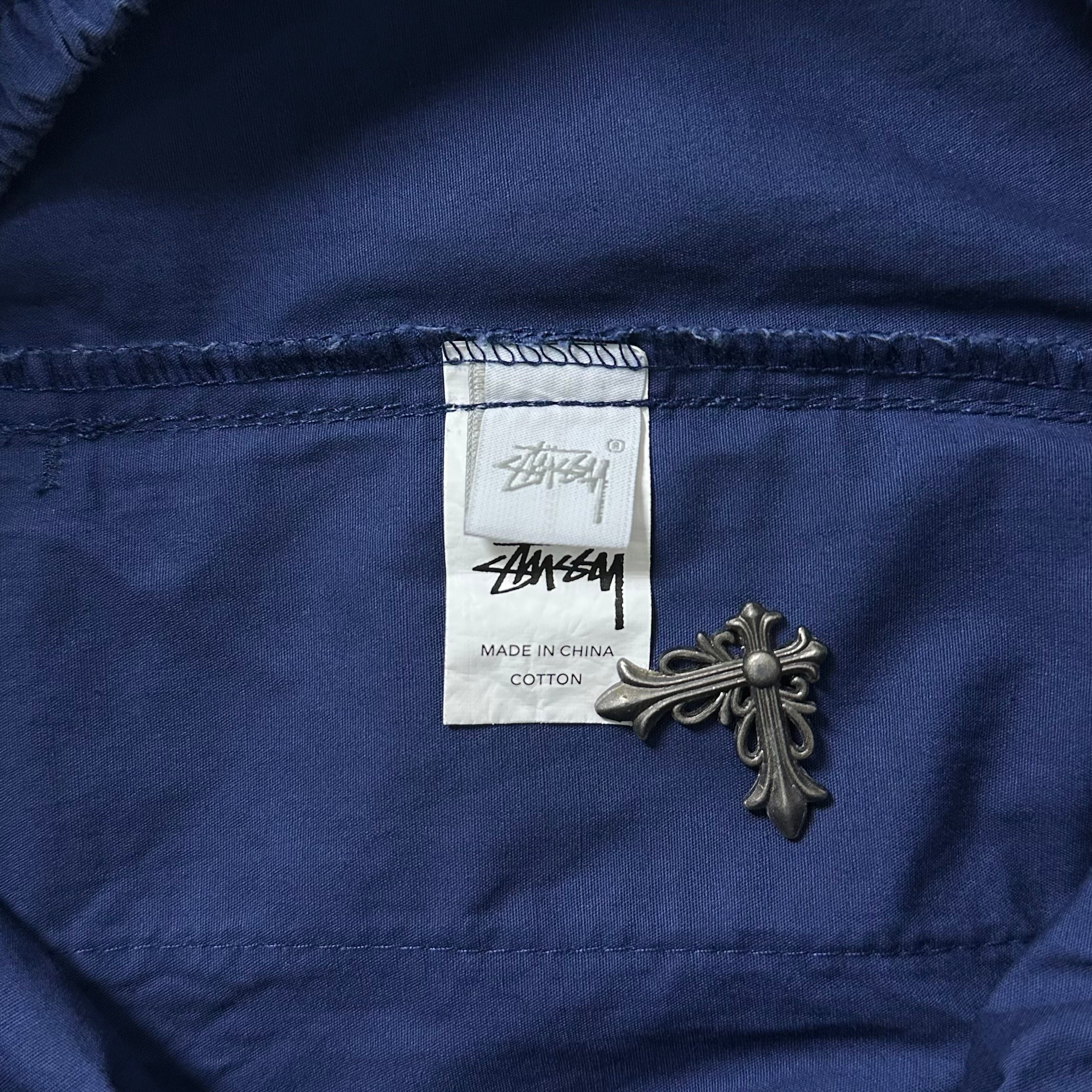 Stussy Nylon Shorts 8 Ball Logo in Three-tone color (Size 28-34)