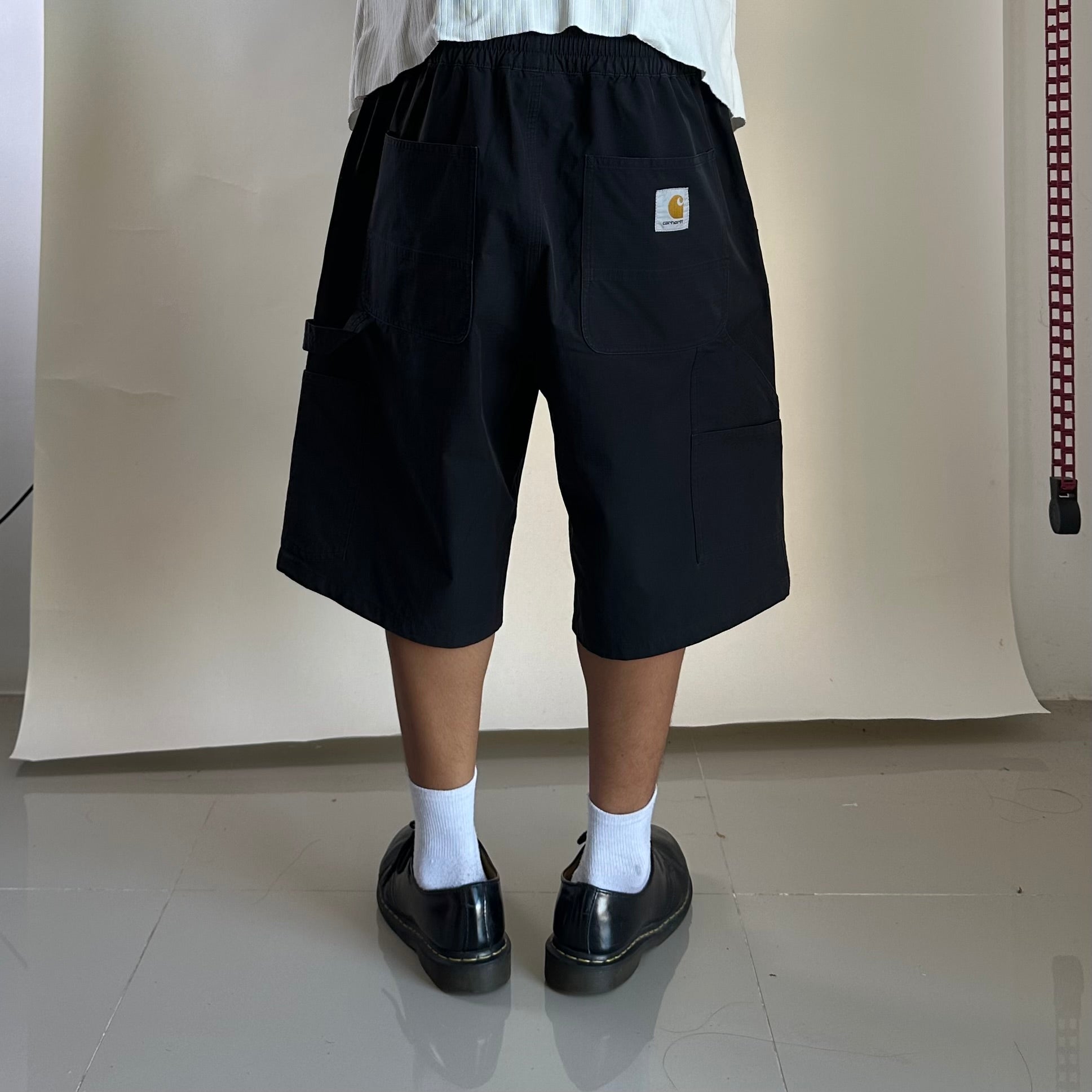 Carhartt WIP Double Knee Carpenter Shorts in Black (Size 30-36)
