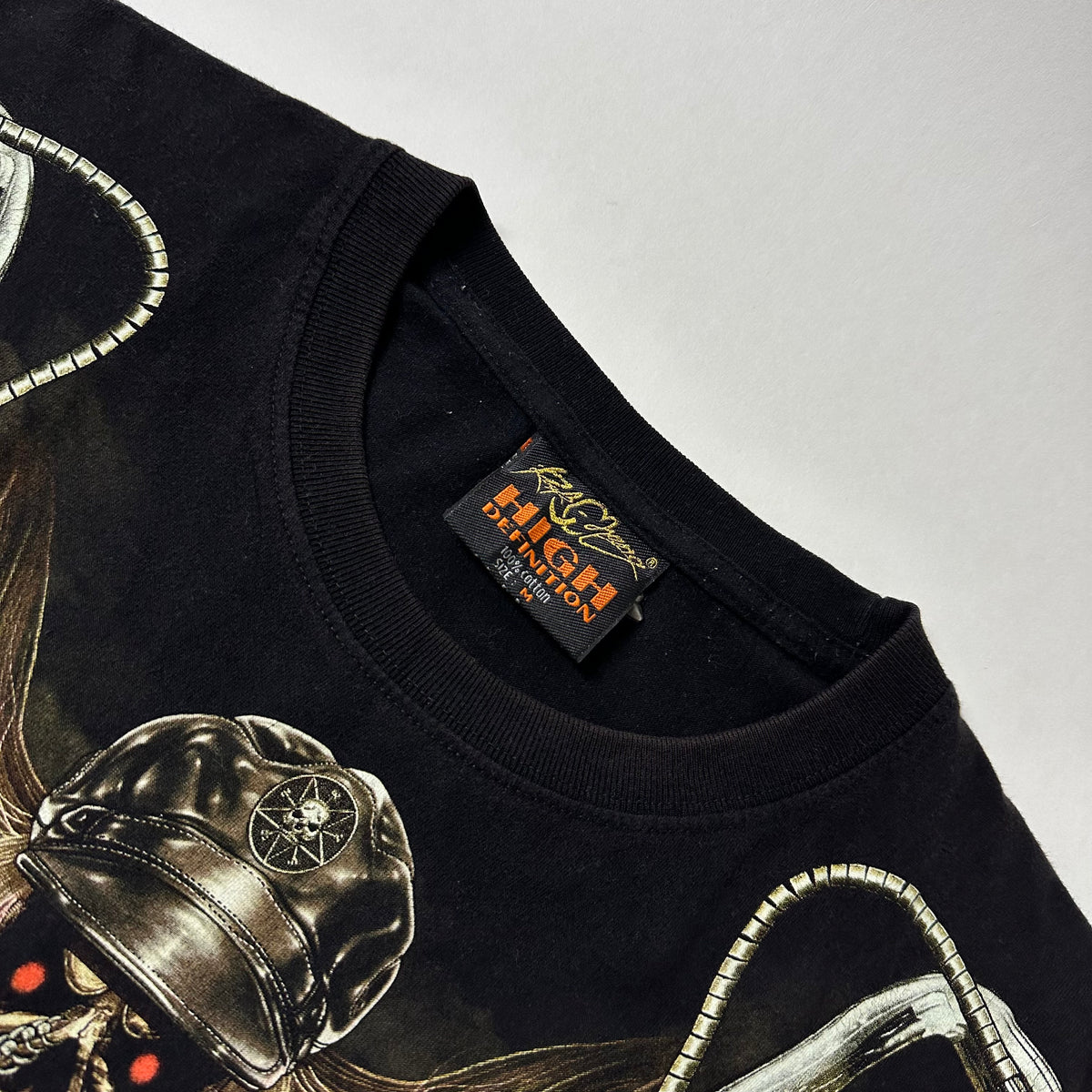 Rock Chang High Definition T-Shirt Glow in the Dark Skull Rider (Size Medium) — SOLD