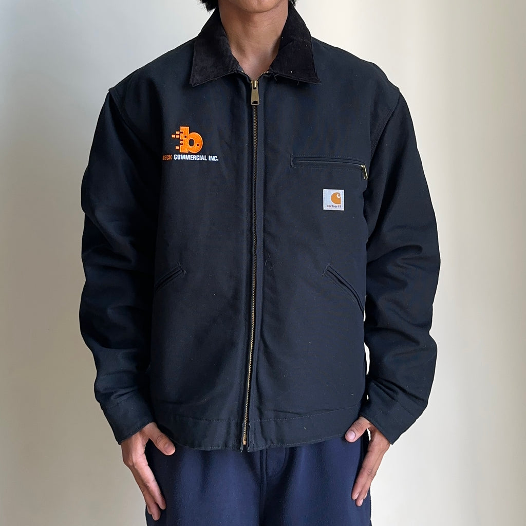 Carhartt J001 BLK Detroit Jacket Black Large