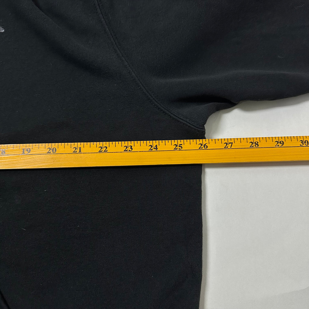 Carhartt Script Hoodie Jacket with Multiple stains in Black (Size Large)