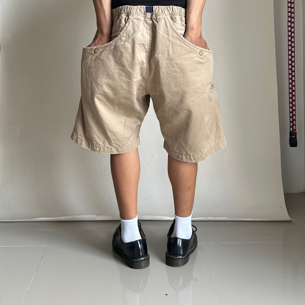 Pilgrim Surf Supply Charlotte Twill Climbing Shorts in Khaki (Size 30)