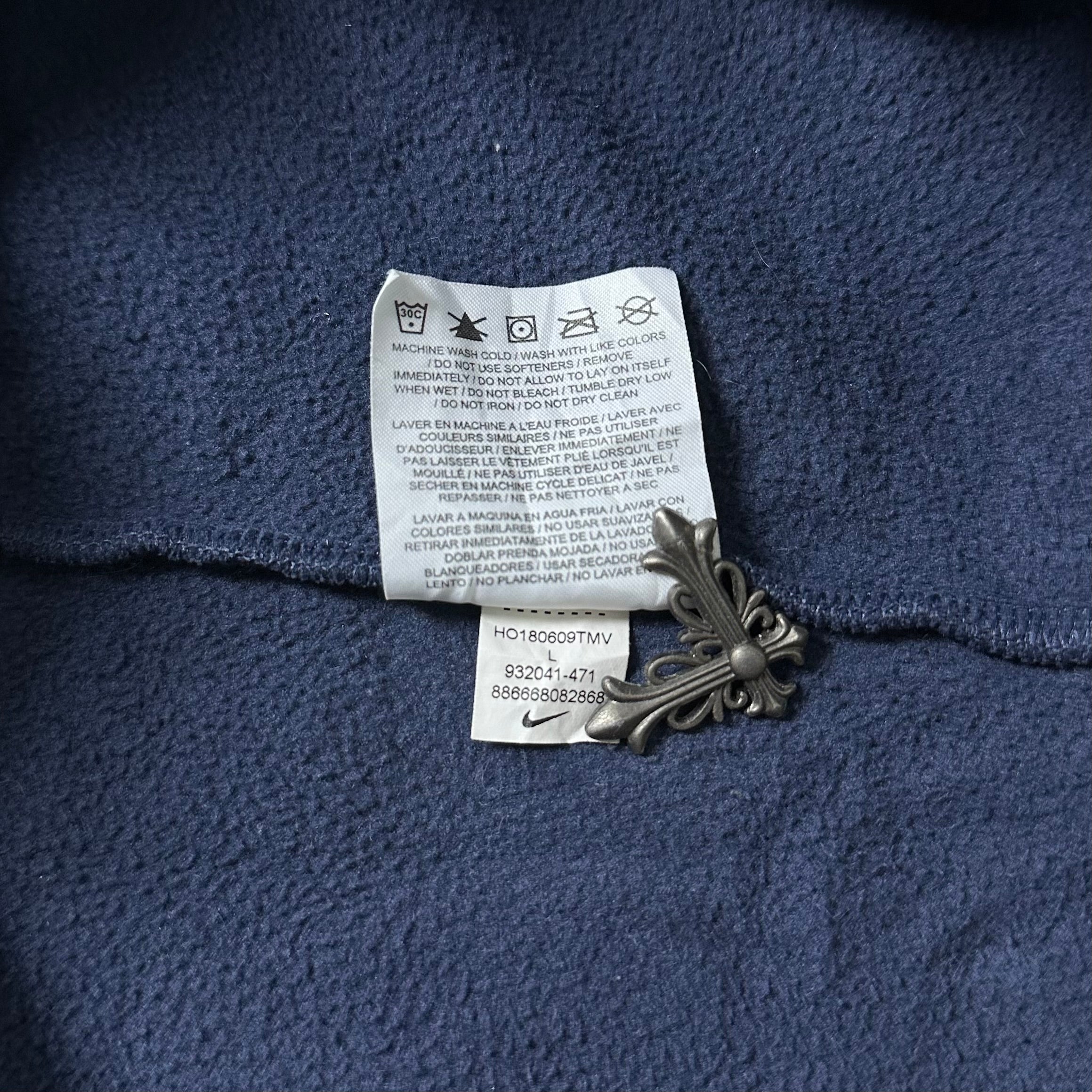Nike Quarter-zip Pullover Jacket in  Slate Blue (Size Large)
