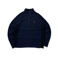 Nautica Quarter-Zip Fleece Jacket in Navy (Size Large)