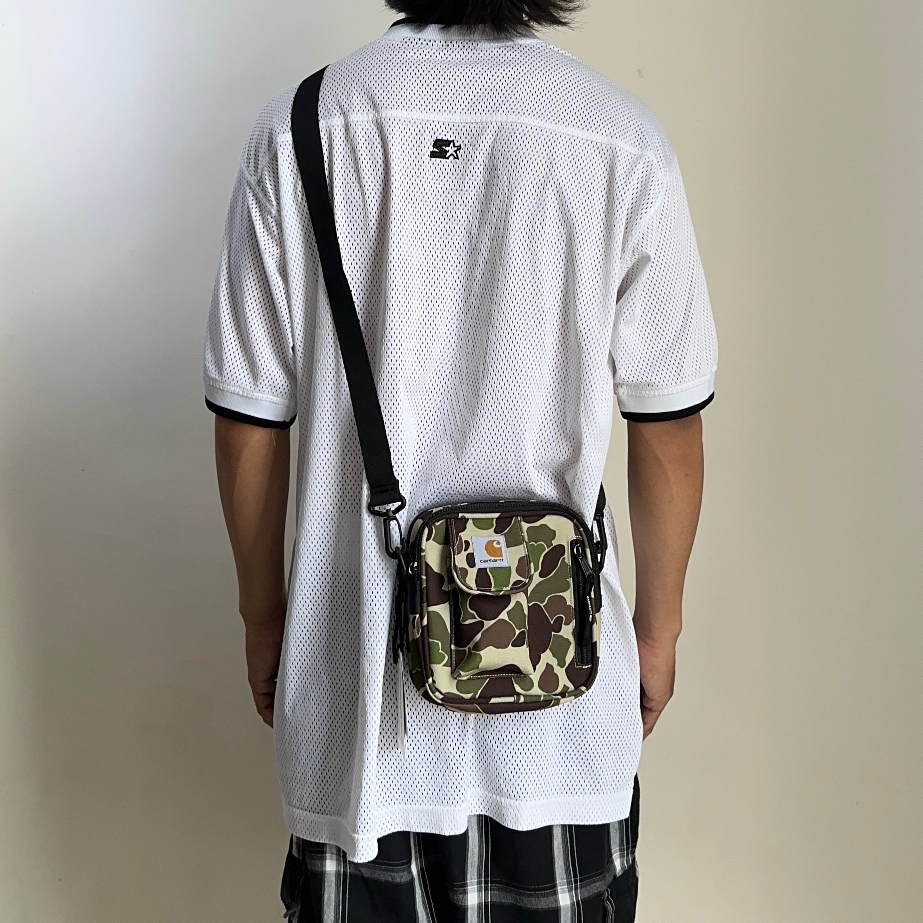 Carhartt WIP Essentials Bag, Small Camo Duck Green