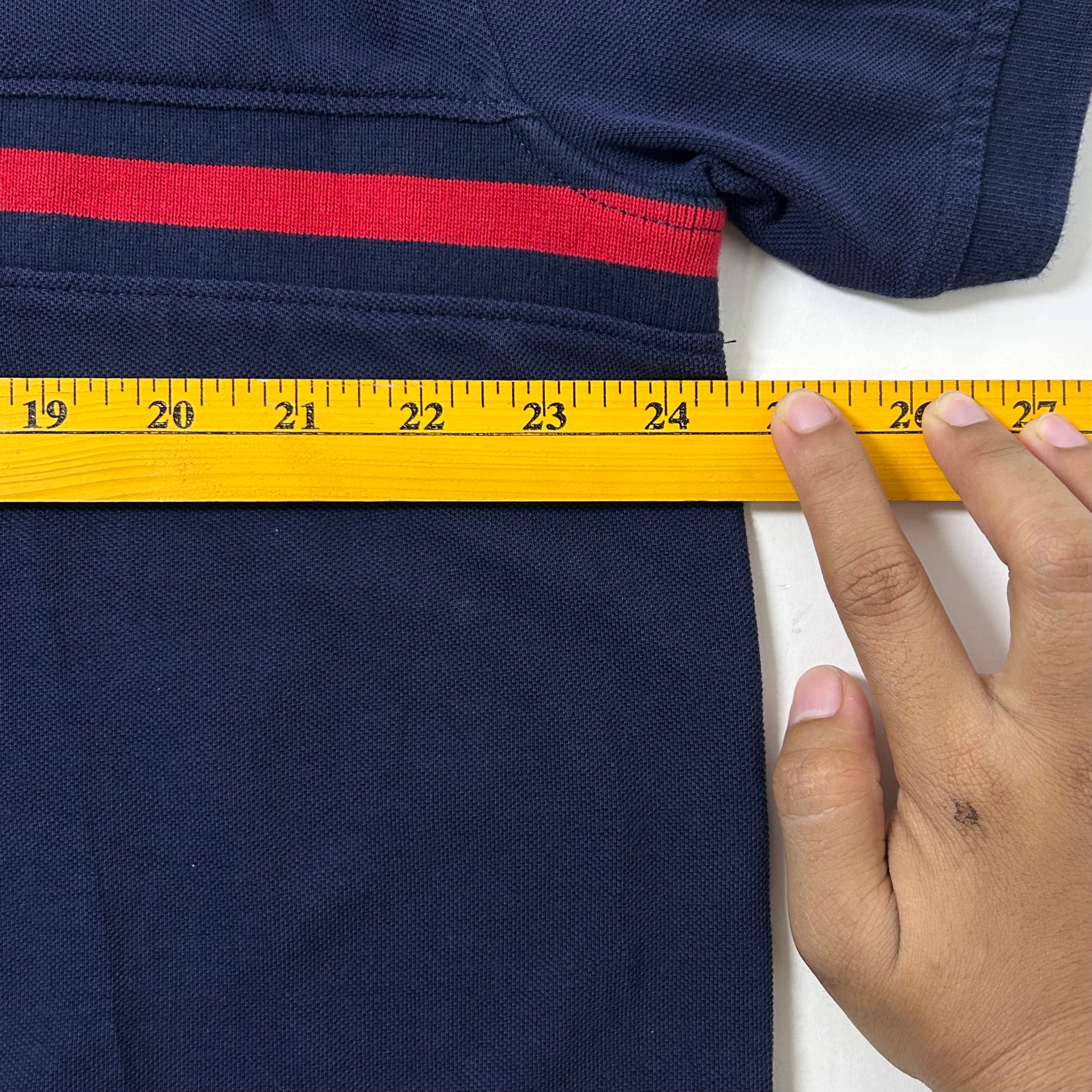 Tommy Hilfiger Polo T-shirt Custom Fit in Navy Blue (Size 2XL)