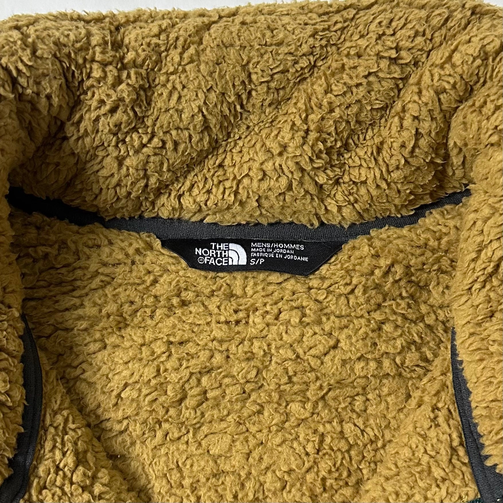 The North Face Groveland Chestnut Brown Sherpa Fleece Jacket Small (Fits Medium)