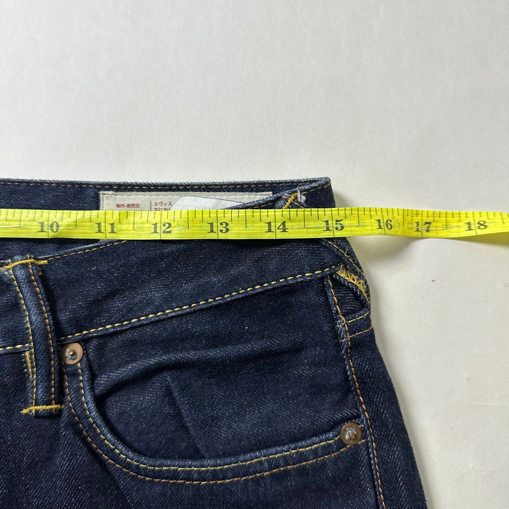 EVISU Heritage Kamon Seagull Selvedge Denim Jeans (Size 30)