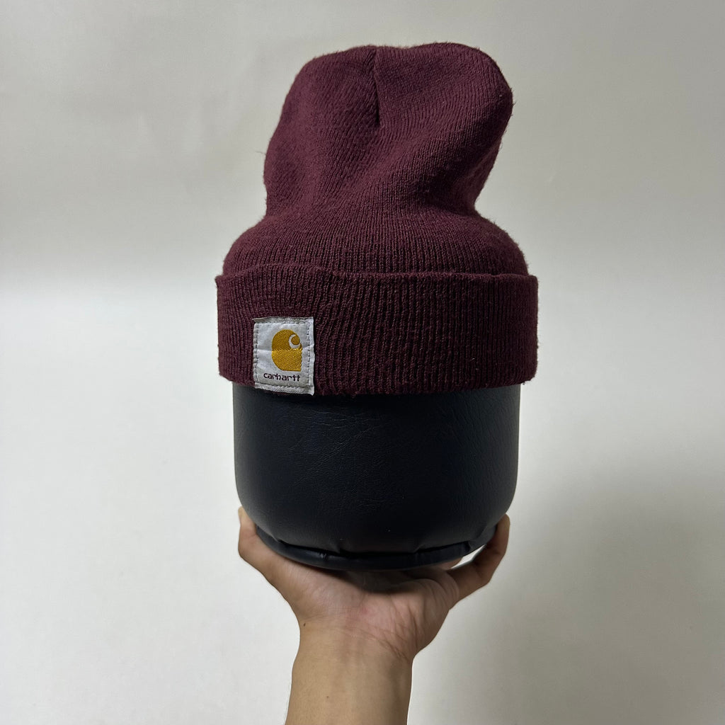 Carhartt Acrylic Knit Beanie in Dark Maroon (One Size)