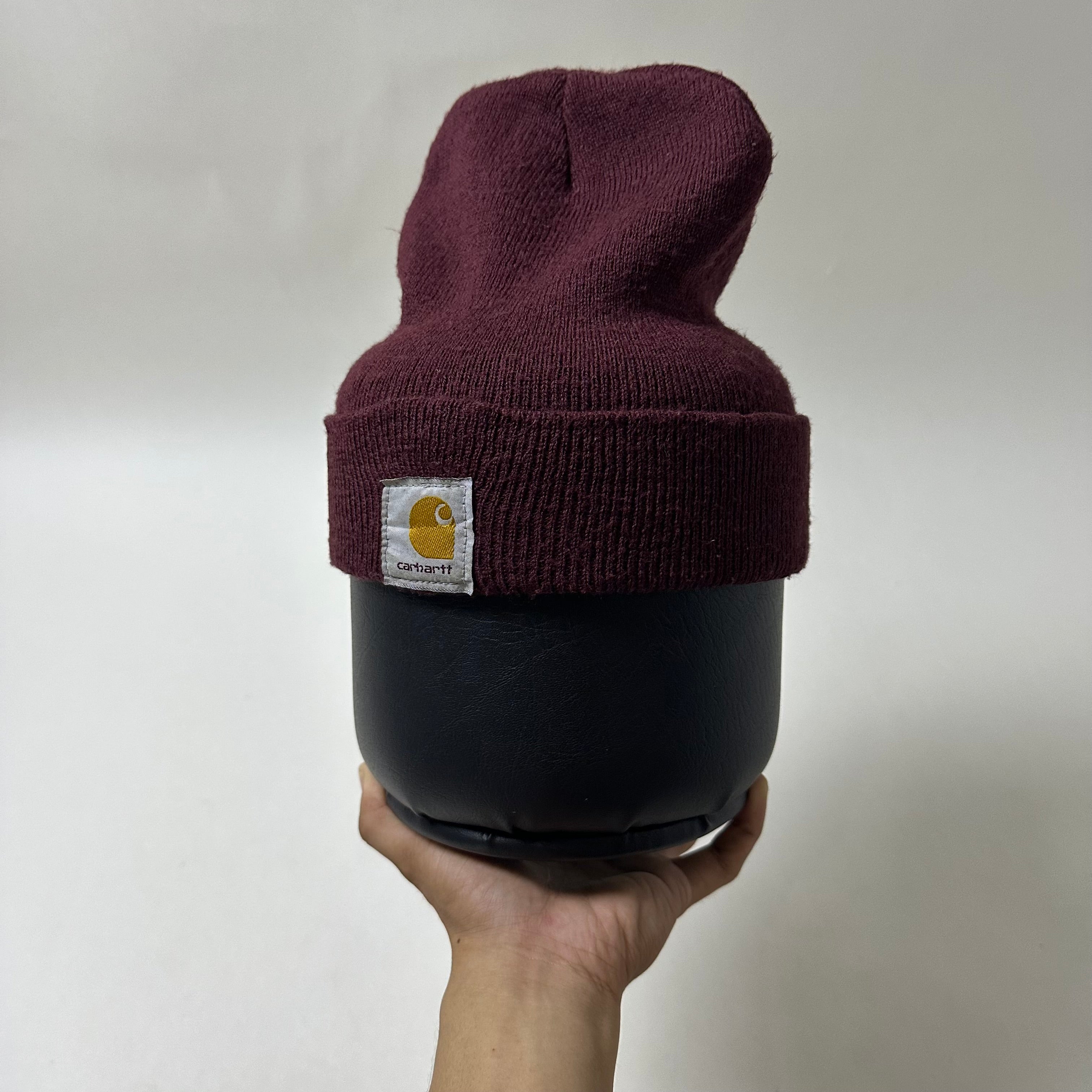 Carhartt Acrylic Knit Beanie in Dark Maroon (One Size)