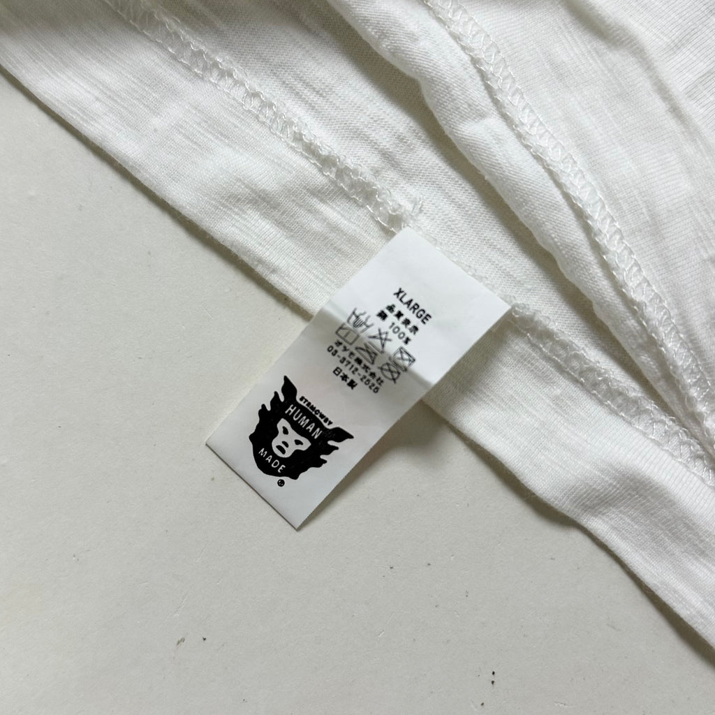 Human Made Bulldog T-Shirt in White Size XL (Best Fit Medium) OFF Only — SOLD