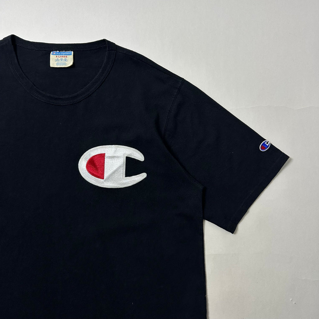 Champion Big C Logo T-shirt in Black (Size XL)
