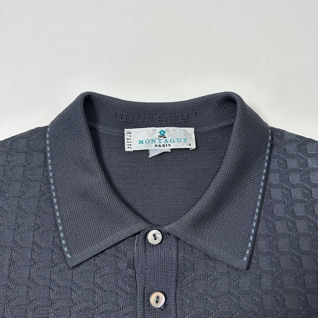 Montagut Paris Short-sleeved Polo Shirt in dark gray (Size 5, Large)