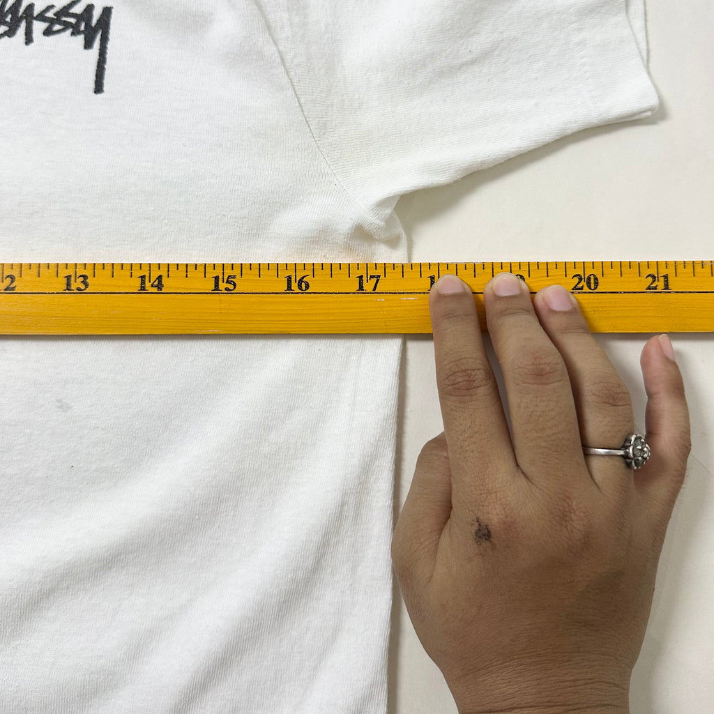 Vintage Stussy “Bruce Lee” NYC Chapter Limited Edition T-shirt in White (Size Small)
