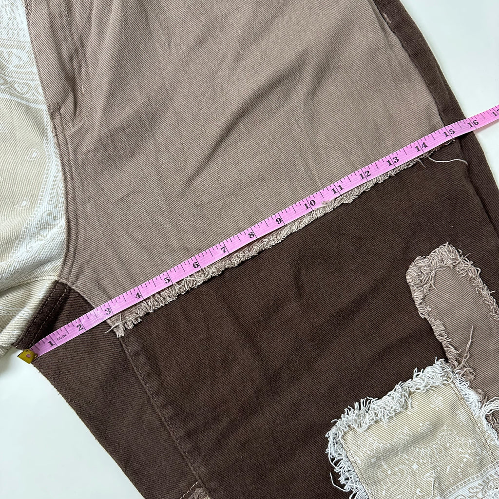 Paisley Patchwork Baggy Pants (Size 32-36)