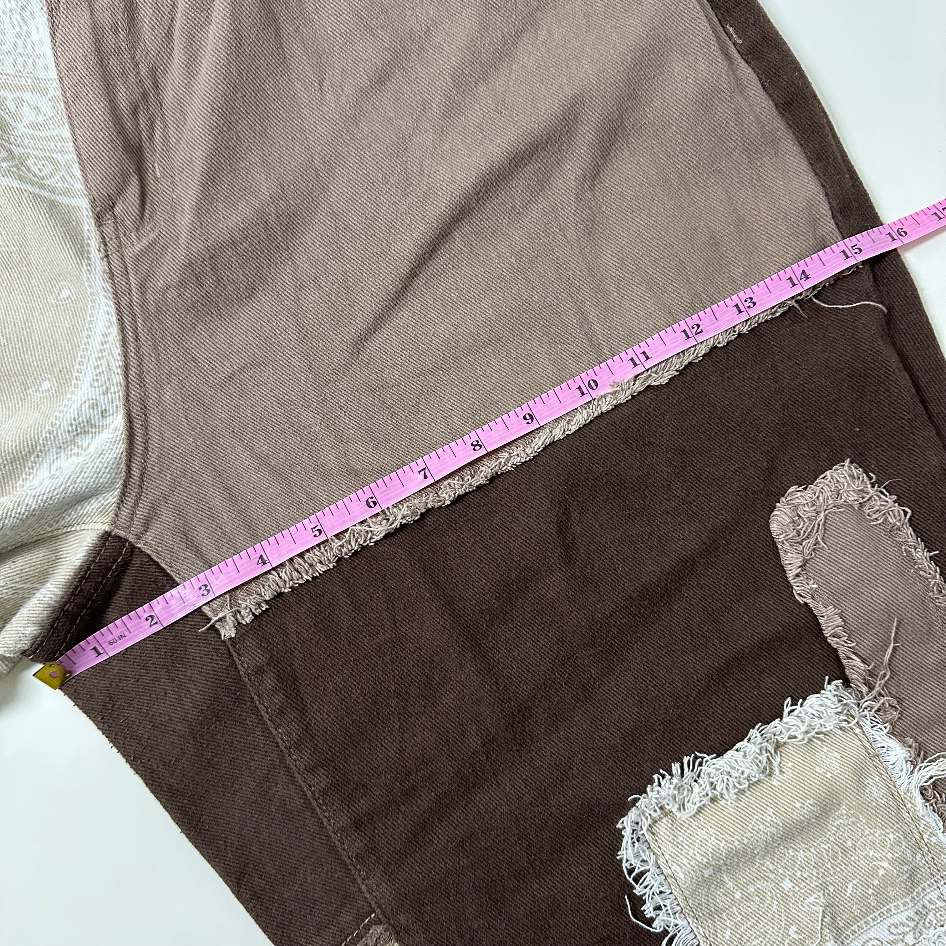 Paisley Patchwork Baggy Pants (Size 32-36)
