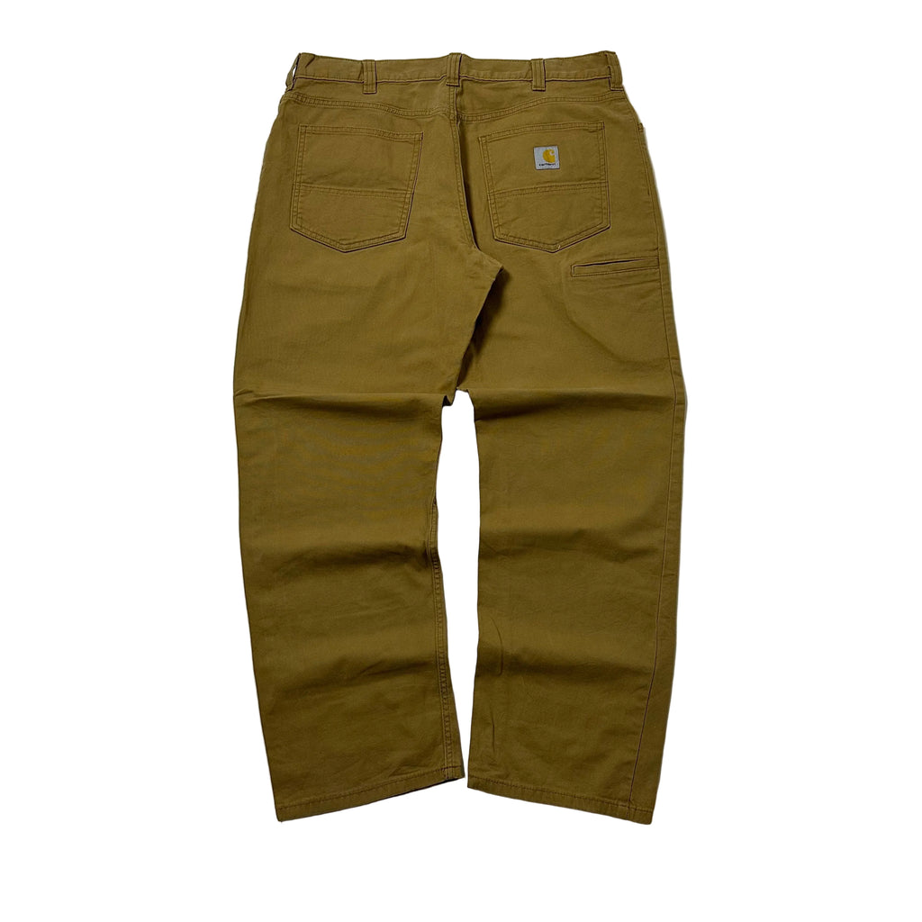 Carhartt Rugged Flex Relaxed Fit Pants Brown Size 36
