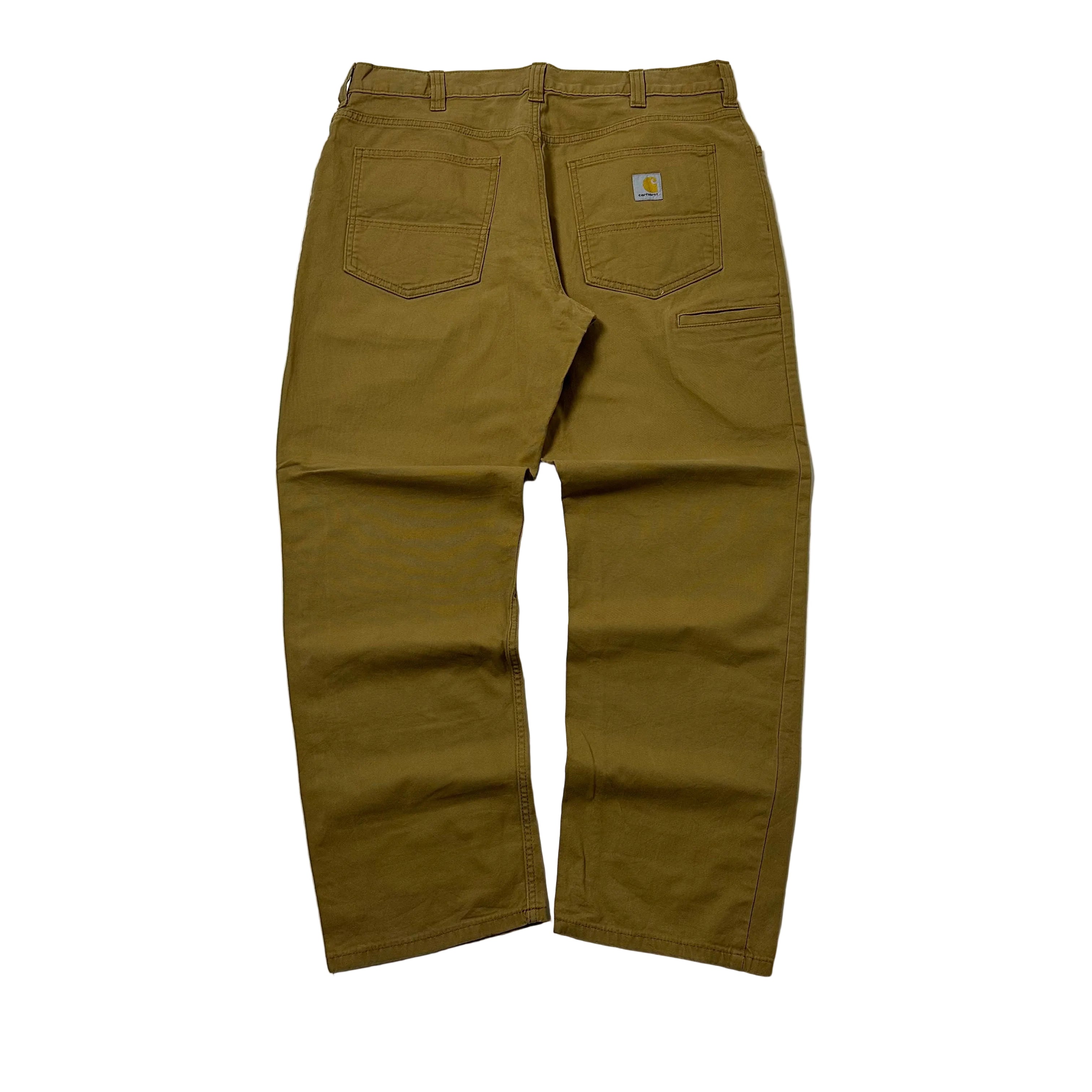 Carhartt Rugged Flex Relaxed Fit Pants Brown Size 36