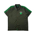 Adidas Y2k Short Sleeve Polo T-shirt in Olive Green Size XL (Best Fit Large)