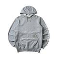 Carhartt Script Hoodie Jacket in Heather Gray (Size Small)