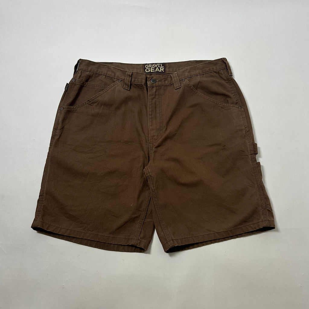 Gravel Gear Carpenter Shorts Brown Size 38