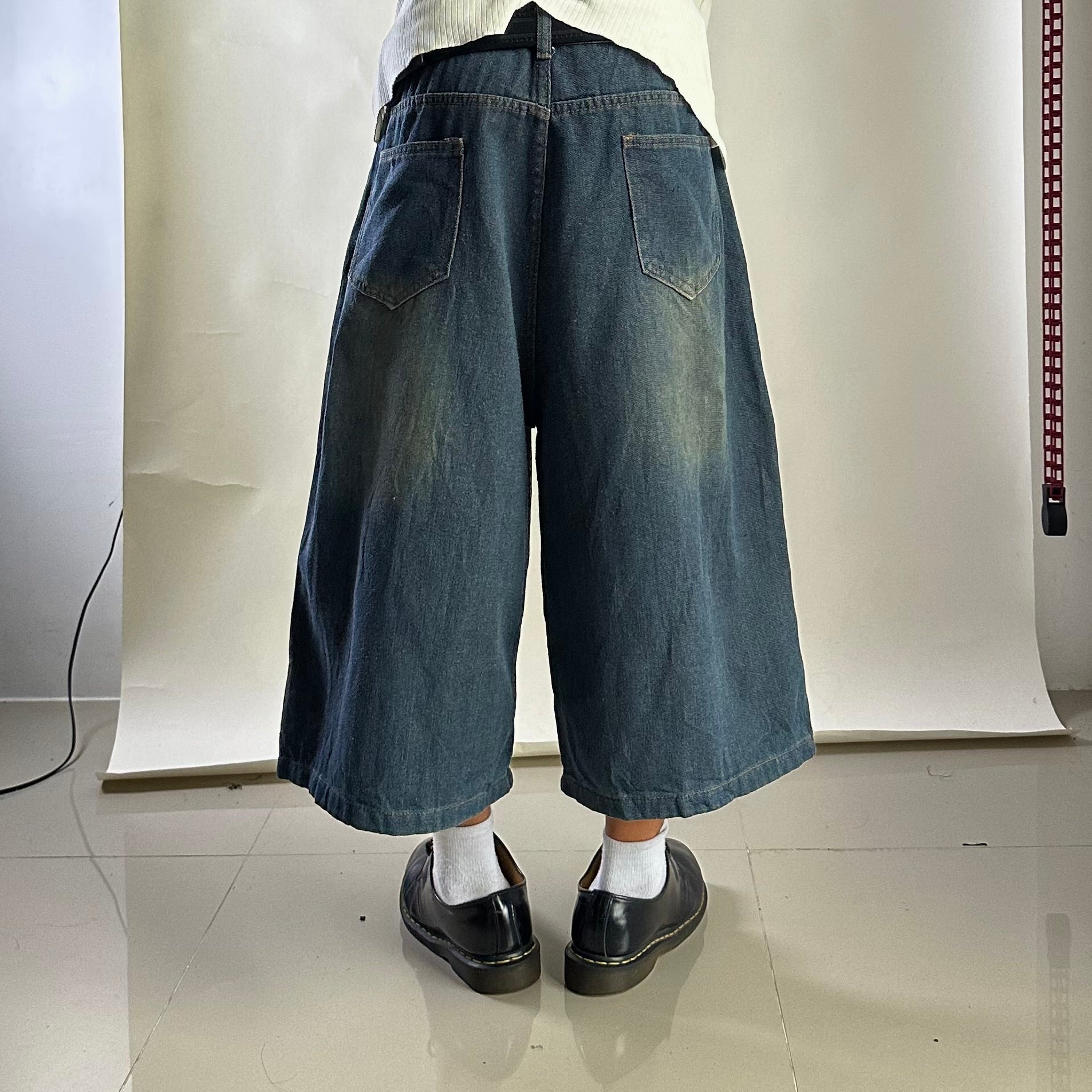Random Baggy Long Jorts Washed Blue (Size 36)