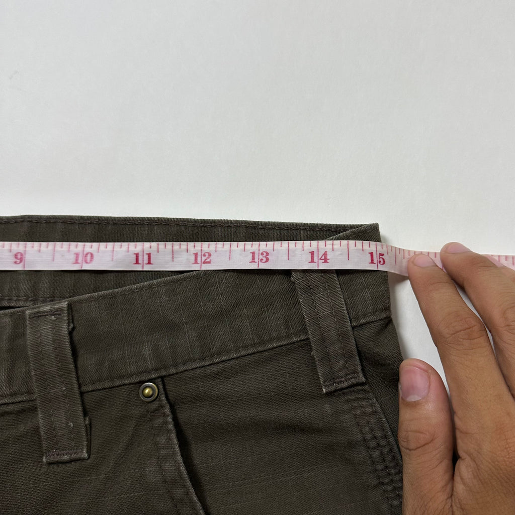 Carhartt Ripstop Cargo Shorts Dark Coffee Size 30