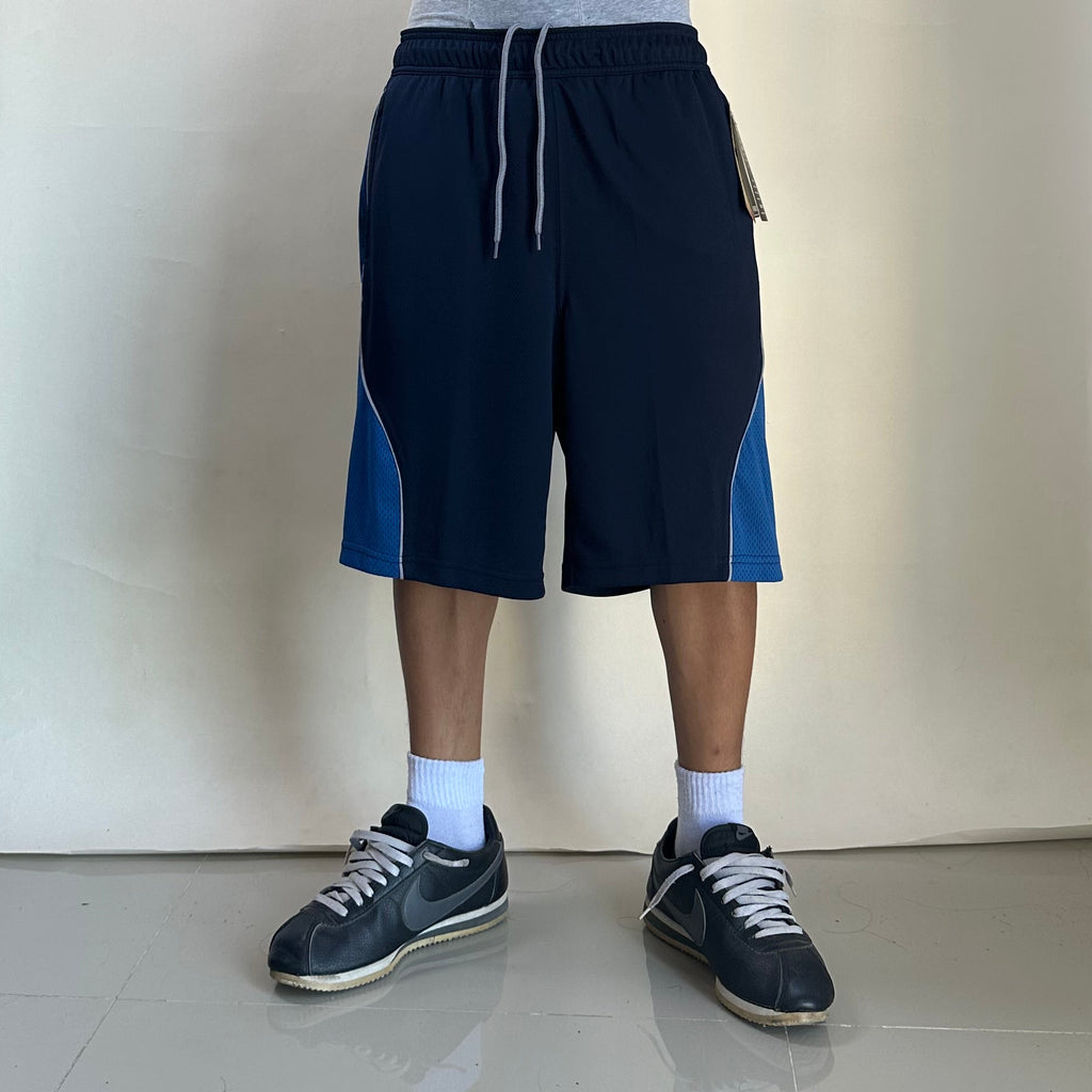BRAND NEW AND1 Men's Active All Court Basketball Shorts Navy Size Medium (32-38)