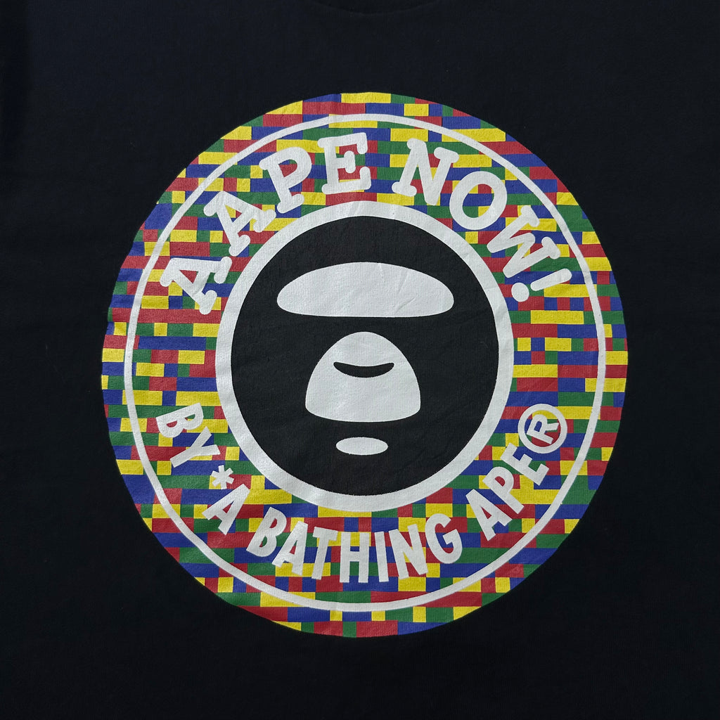 AAPE BY A BATHING APE Graphic T-shirt Black Large