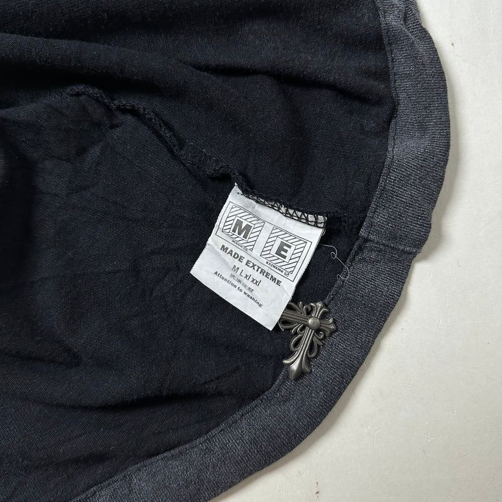 Black Air x Kanye West “Global Spread” T-Shirt in Acid Washed (Size Large)