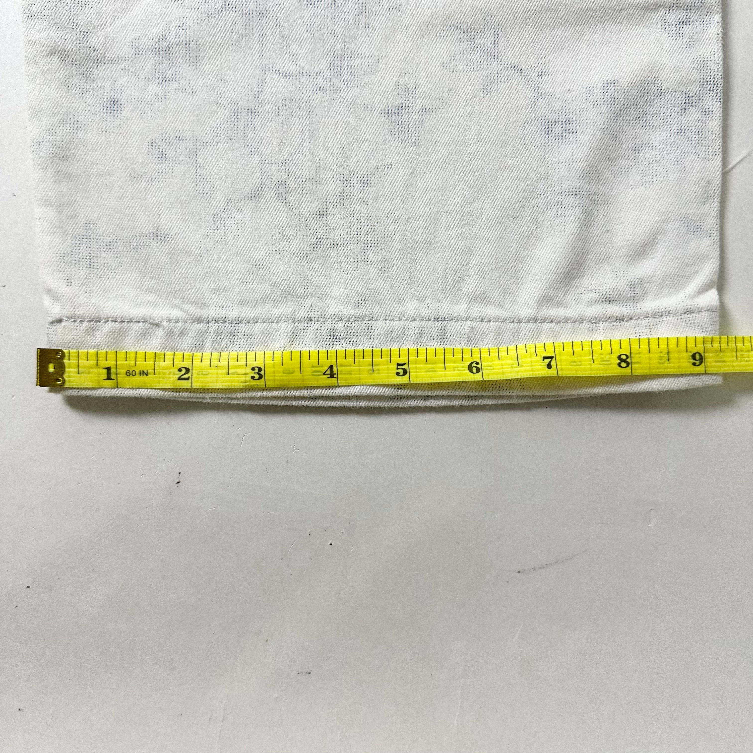BRAND-NEW Levi’s WellThread Stay Loose Carpenter Pants Big “E” in White abstract indigo wash (Size 34)