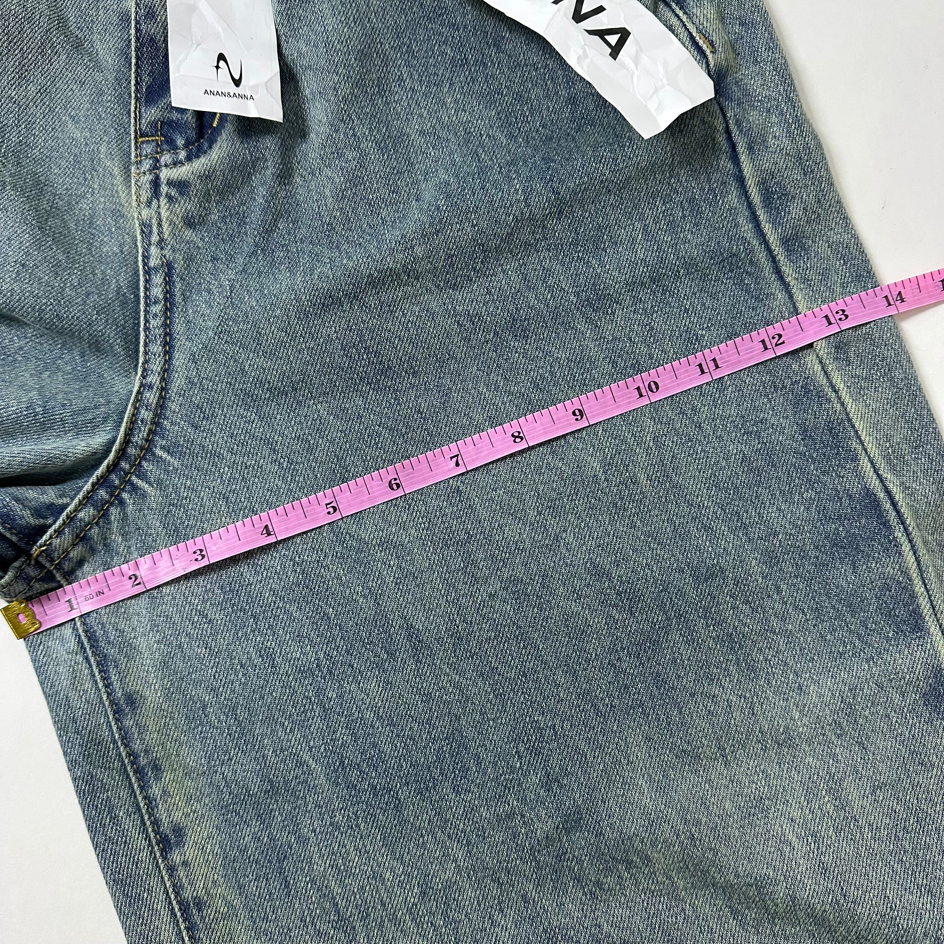 BRAND-NEW ANAN&ANNA Denim Baggy Pants (Size 28)