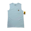 BRAND NEW Carhartt Sleeveless Shirt Fish Graphic Light Blue (Fits Small-Medium)