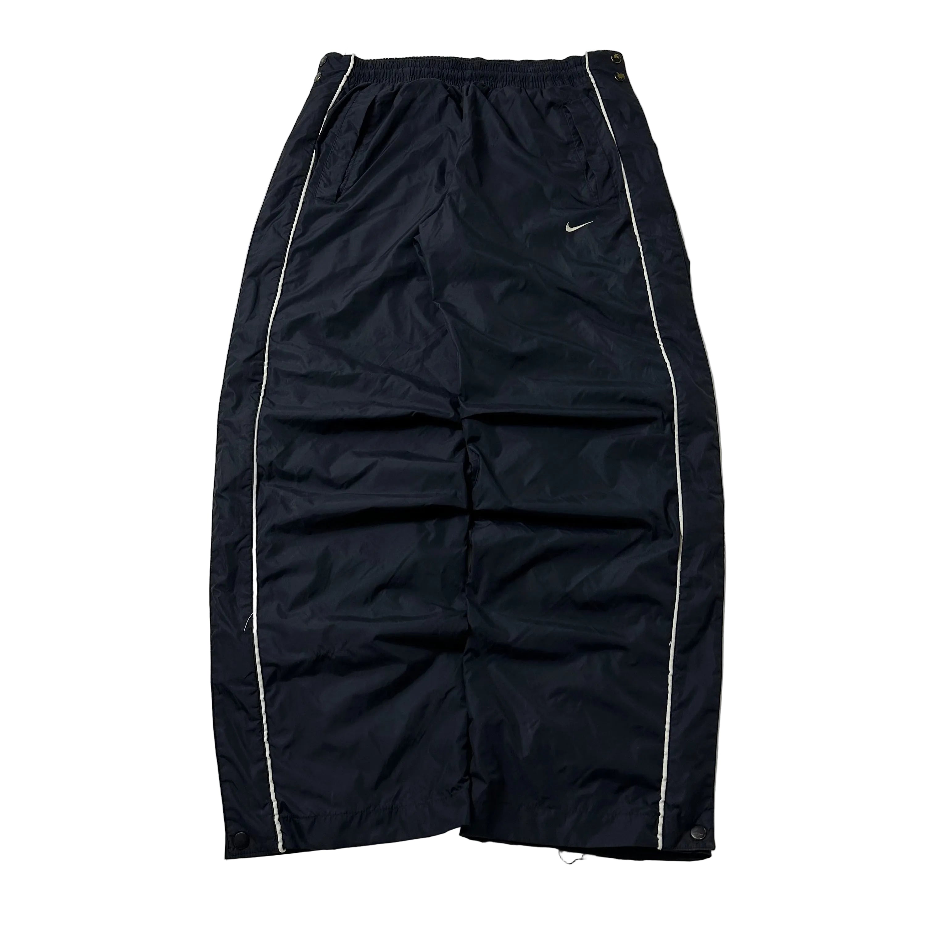 Vintage Y2K Nike Track Pants in Black (Size 32-38)