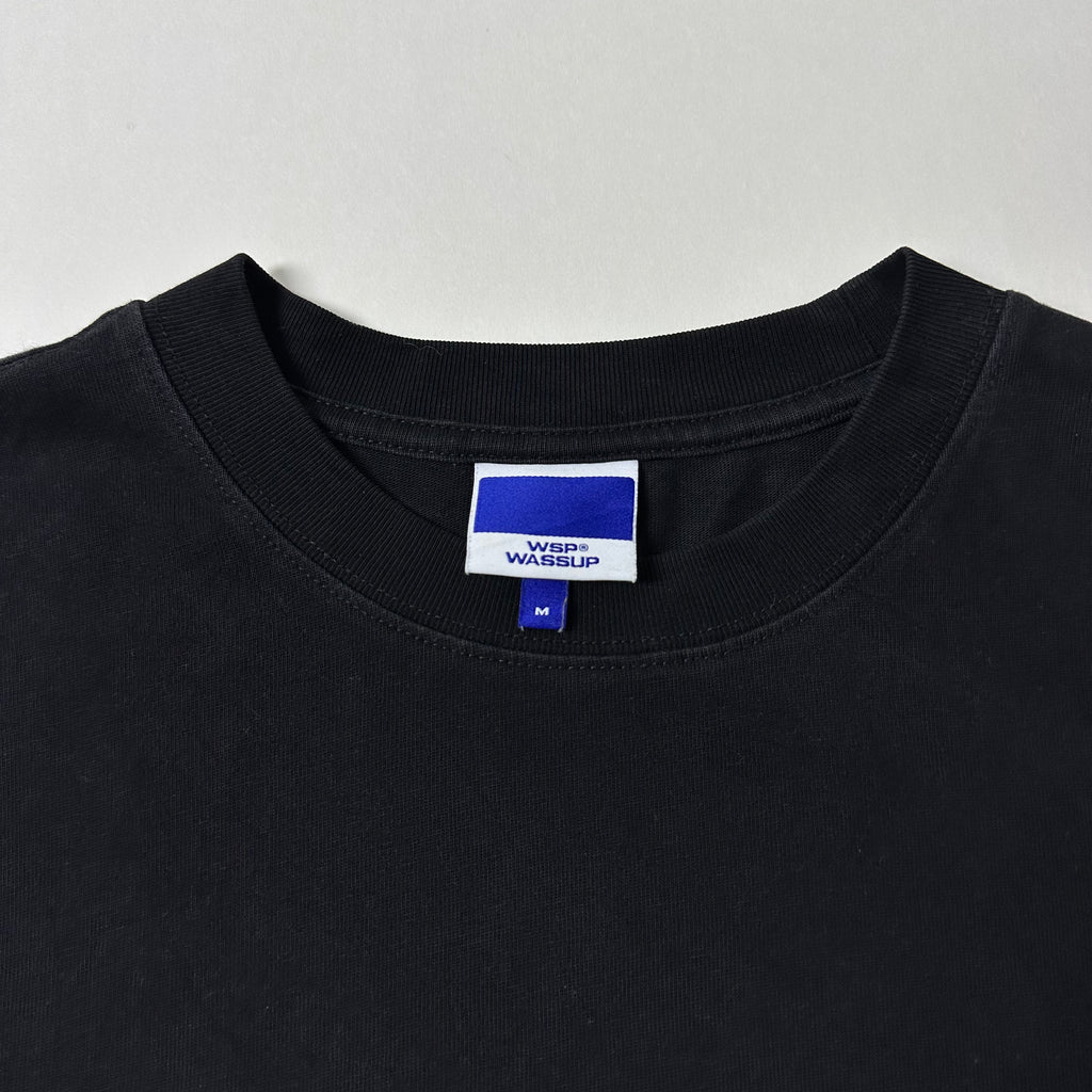 Wassup House Setting Sun T-Shirt in Black Size Medium (Fits Large) — SOLD